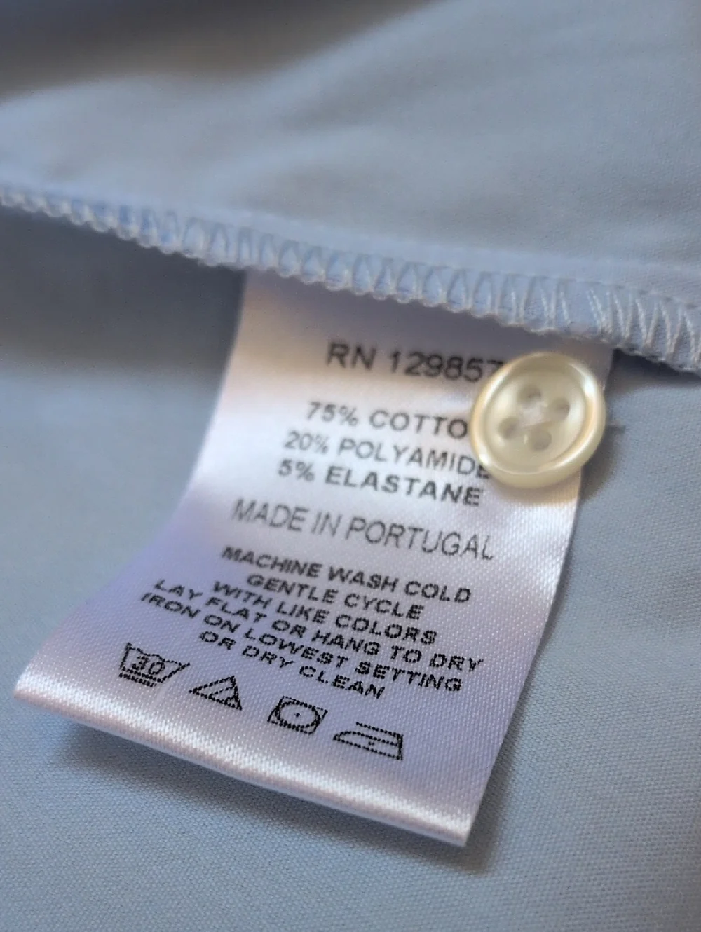 Rochelle Behrens The Drop Waist Shirt Dress S - Picture 15 of 16